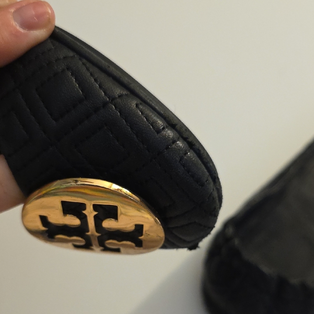 Tory Burch Black Quilted Leather Detail - Picture 9 of 11